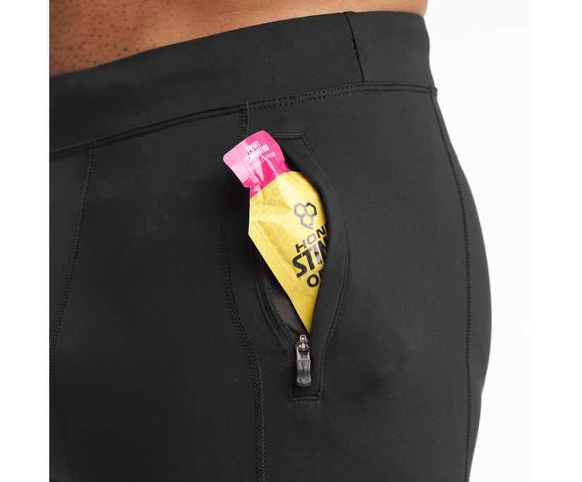 Saucony Bell Lap Tight Erkek Pantolon Siyah | 44G7L3T
