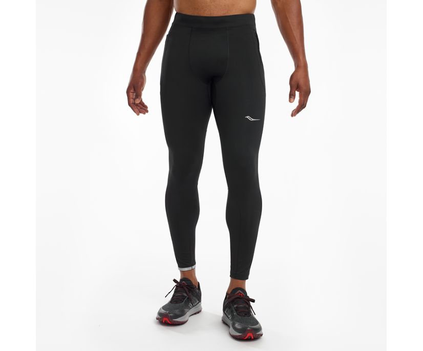Saucony Bell Lap Tight Erkek Pantolon Siyah | 44G7L3T