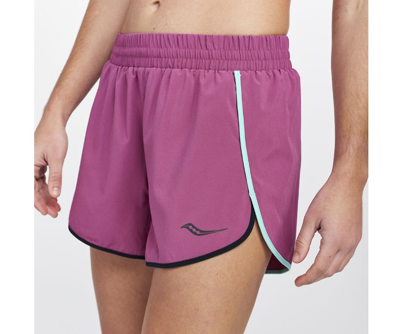 Saucony Dash 4' Kısa Kadın Pantolon Pembe | 2YD1GV1