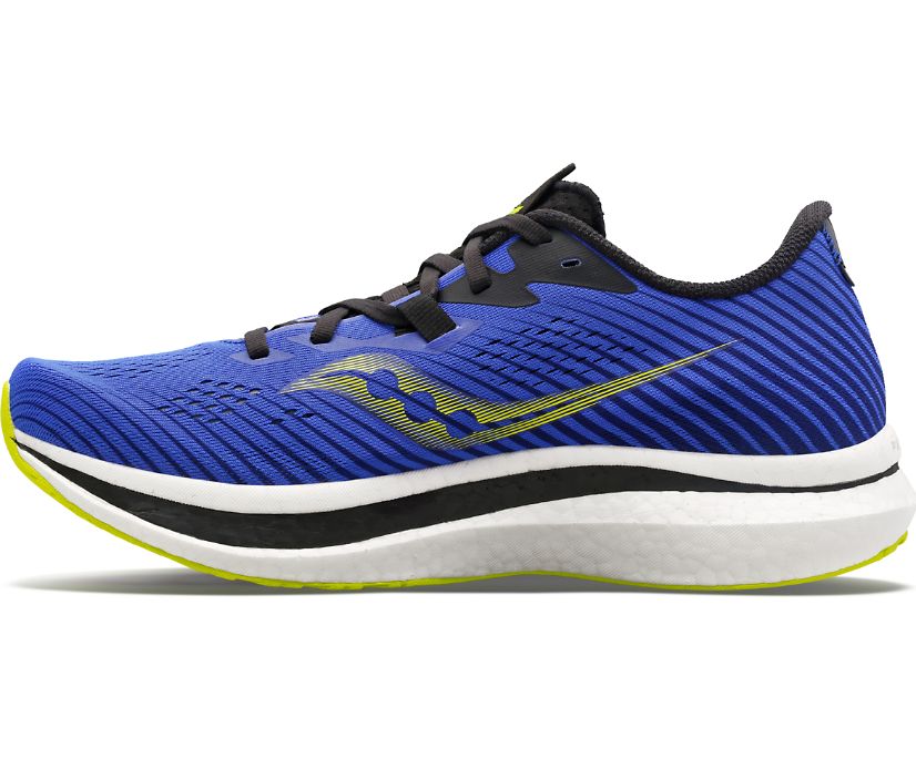 Saucony Endorphin Pro 2 Erkek Koşu Ayakkabısı Mavi Sarı | QWZYLCT