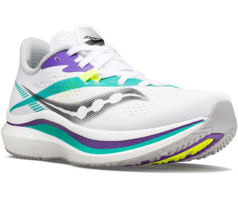 Saucony Endorphin Pro 2 Kadın Koşu Ayakkabısı Beyaz Yeşil | 3Q1M34U