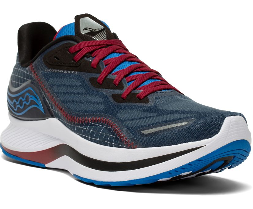 Saucony Endorphin Shift 2 Erkek Koşu Ayakkabısı Koyu Yeşil Kırmızı | 48929OL