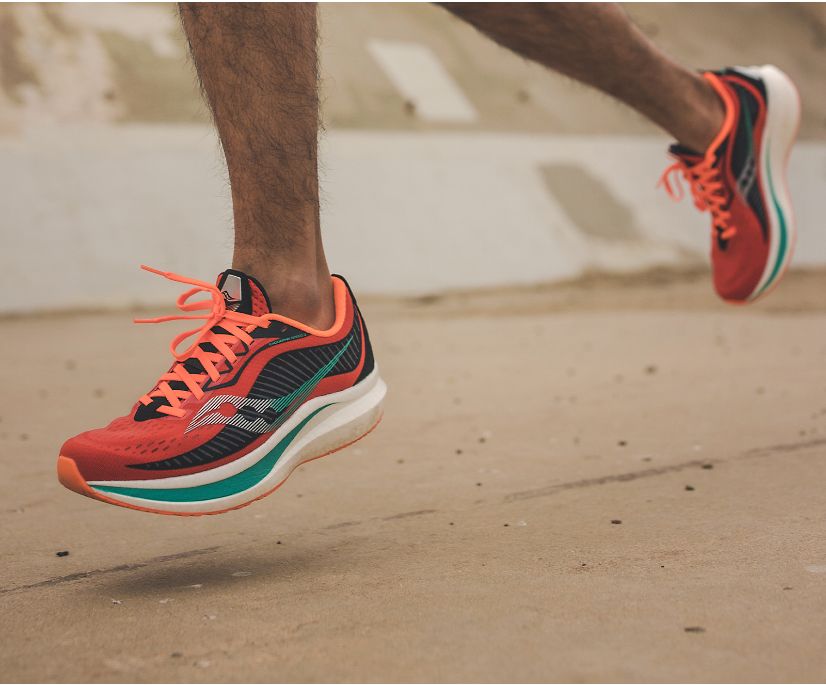 Saucony Endorphin Speed 2 Erkek Koşu Ayakkabısı Kırmızı Siyah | 69O4QL4