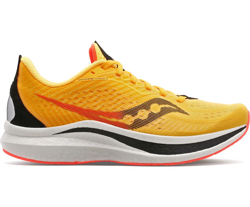 Saucony Endorphin Speed 2 Erkek Koşu Ayakkabısı Altın Kırmızı | T3ISNBP