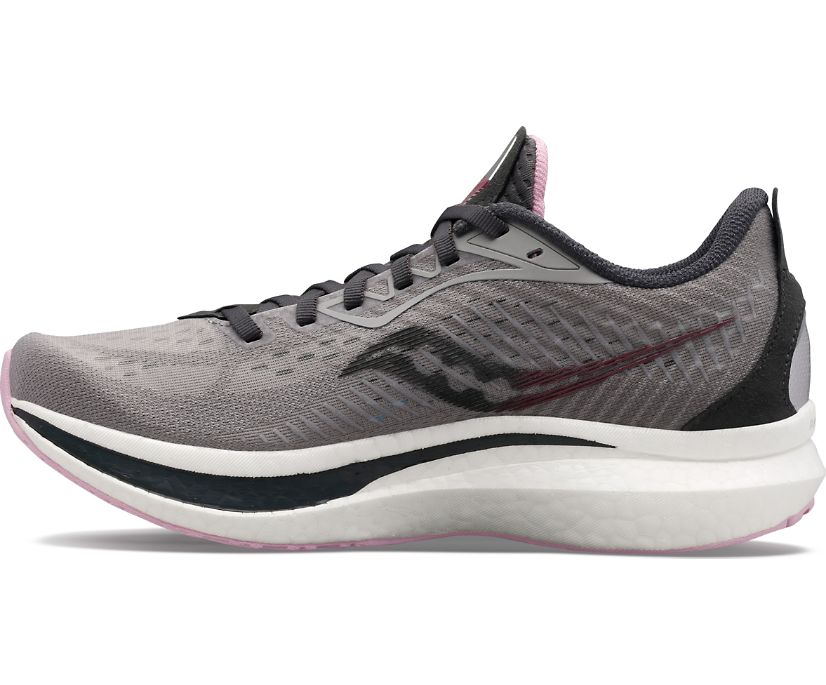 Saucony Endorphin Speed 2 Kadın Koşu Ayakkabısı Gri Bordo | S817O4E