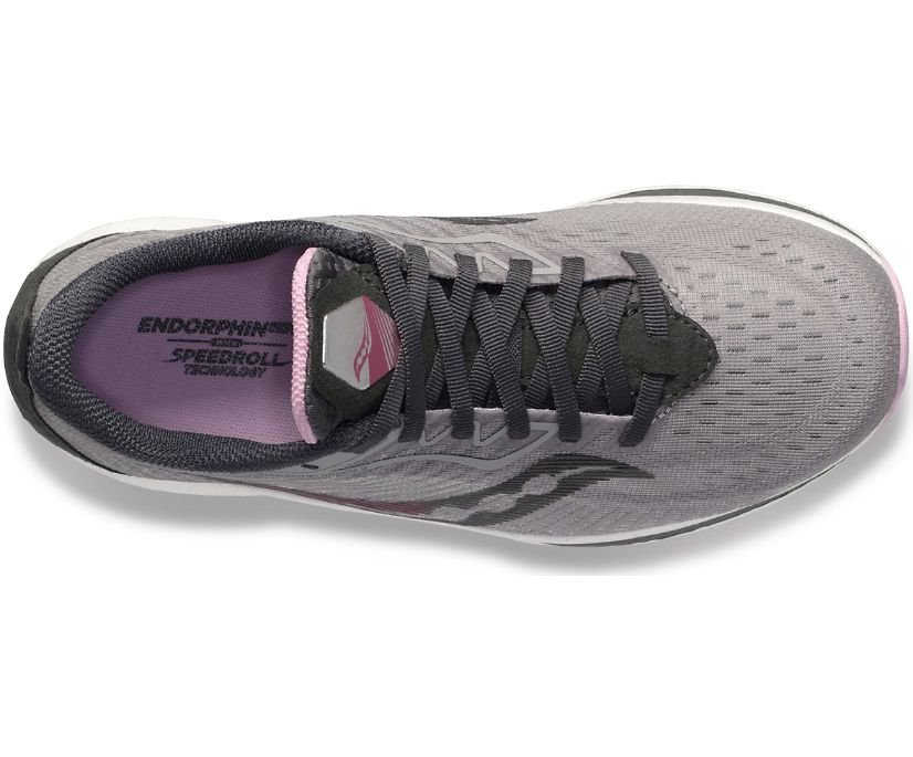 Saucony Endorphin Speed 2 Kadın Koşu Ayakkabısı Gri Bordo | S817O4E