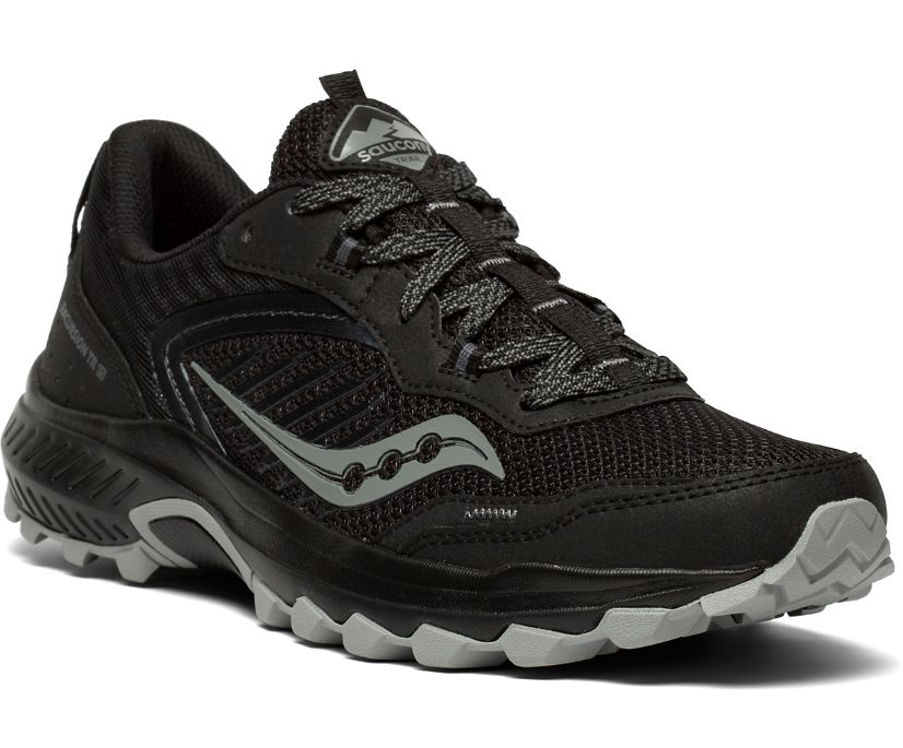 Saucony Excursion TR15 Geniş Erkek Yürüyüş Ayakkabısı Siyah Gri | MWE83YG