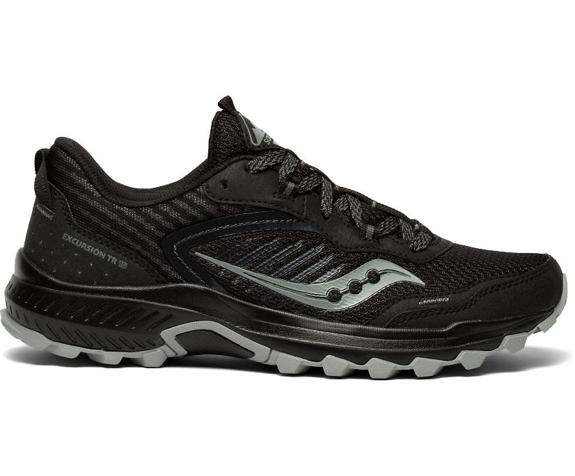 Saucony Excursion TR15 Geniş Erkek Yürüyüş Ayakkabısı Siyah Gri | MWE83YG