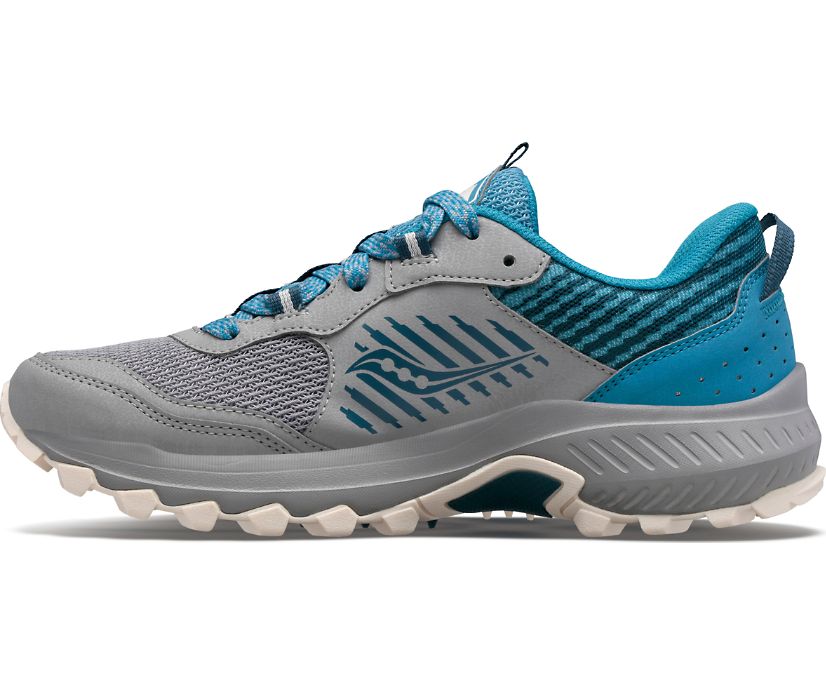 Saucony Excursion TR15 Geniş Kadın Yürüyüş Ayakkabısı Gri Mavi | TCZBKE8