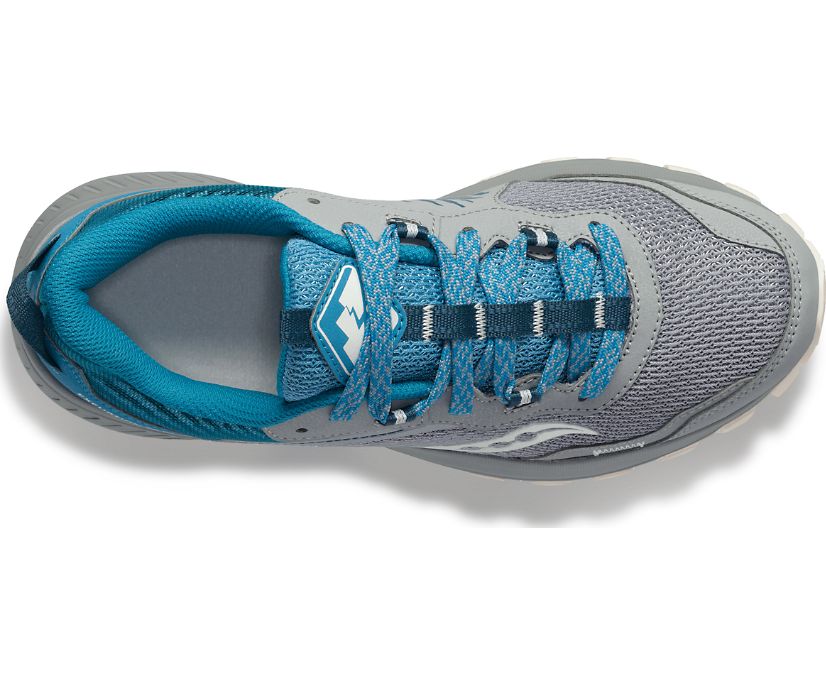 Saucony Excursion TR15 Geniş Kadın Yürüyüş Ayakkabısı Gri Mavi | TCZBKE8