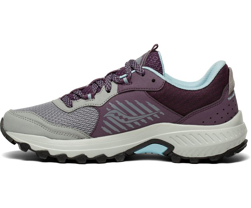 Saucony Excursion TR15 Kadın Yürüyüş Ayakkabısı Gri Mor | HDR6LNH