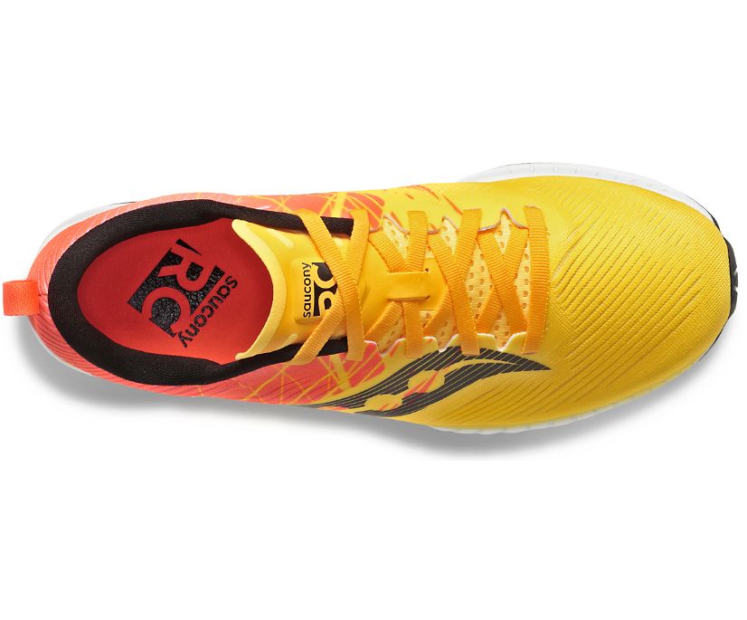Saucony Fastwitch 9 Erkek Koşu Ayakkabısı Altın Kırmızı | 9ITG2ZF