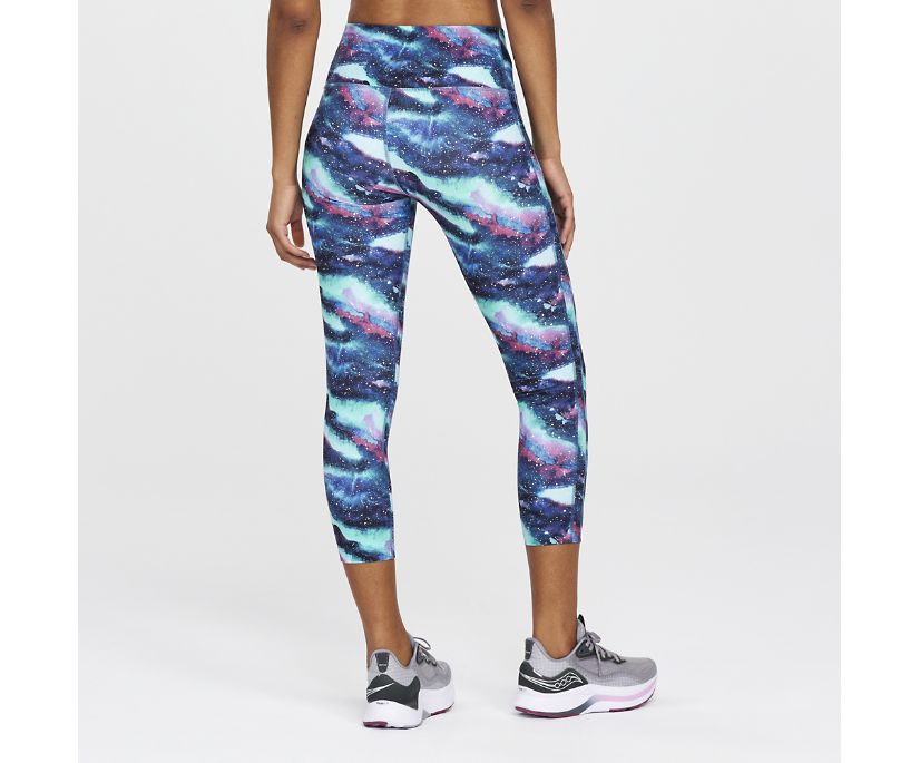 Saucony Fortify Crop Kadın Pantolon Pembe | 22H9MTY