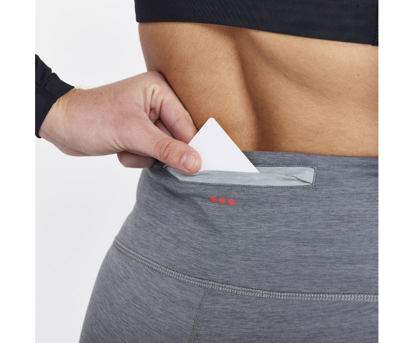 Saucony Fortify Tight Kadın Pantolon Koyu Gri | YTG2OAQ