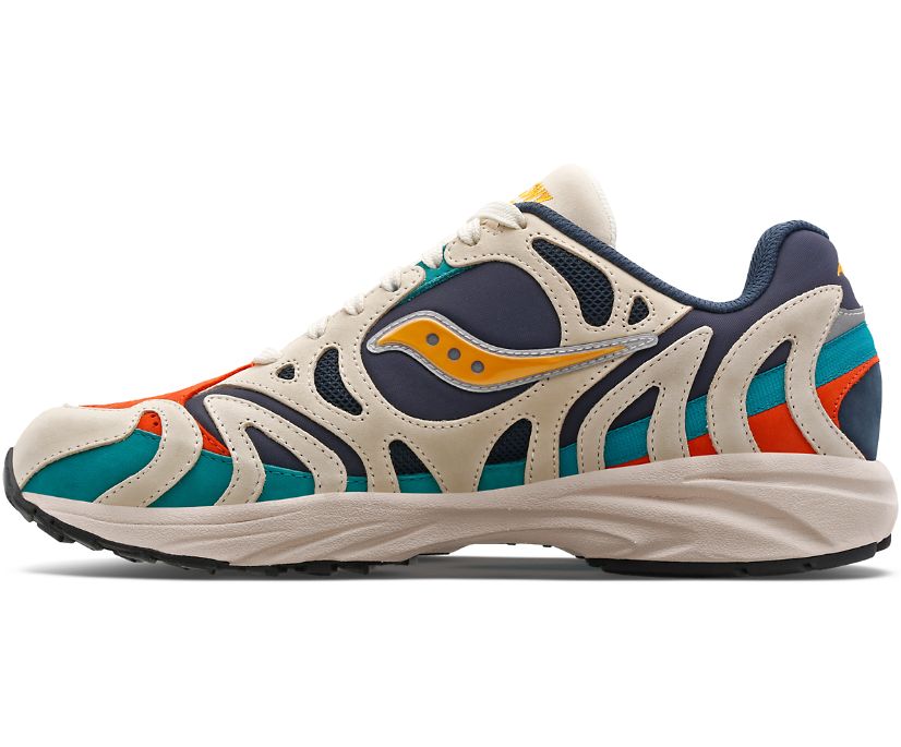 Saucony Grid Azura 2000 Changing Tides Kadın Ayakkabı Beyaz Mavi | WF0N3DE