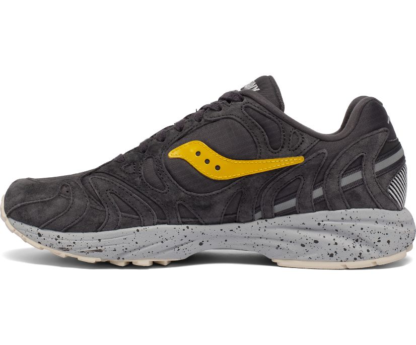 Saucony Grid Azura 2000 Erkek Ayakkabı Siyah Gri Sarı | N4IYRY7