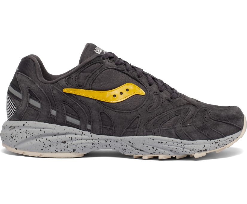 Saucony Grid Azura 2000 Erkek Ayakkabı Siyah Gri Sarı | N4IYRY7