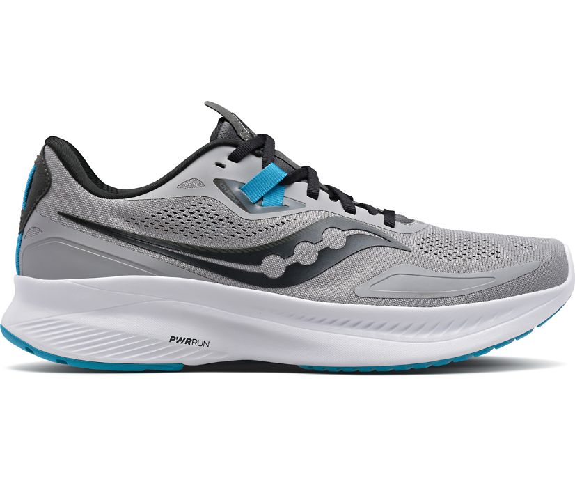 Saucony Guide 15 Geniş Erkek Koşu Ayakkabısı Gri Mavi | 3702F2Q