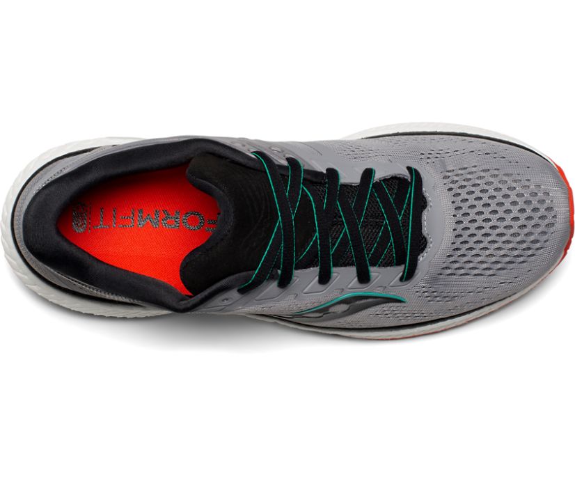 Saucony Hurricane 23 Erkek Koşu Ayakkabısı Gri Kırmızı | TIYAUN7