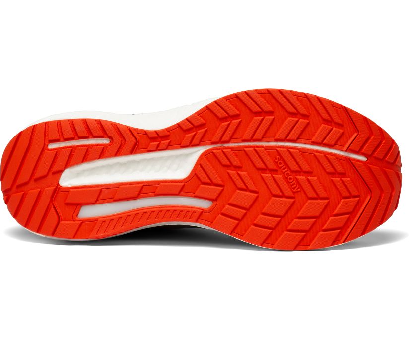 Saucony Hurricane 23 Erkek Koşu Ayakkabısı Gri Kırmızı | TIYAUN7