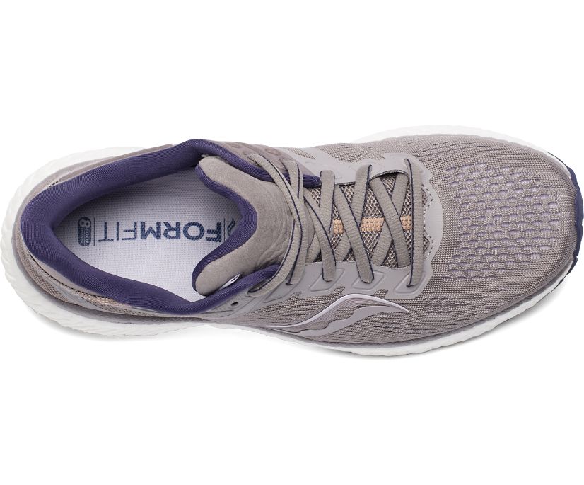 Saucony Hurricane 23 Kadın Koşu Ayakkabısı Gri Mor | 10IF9JE