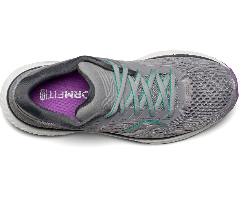 Saucony Hurricane 23 Kadın Koşu Ayakkabısı Gri Mor | WYSJV10