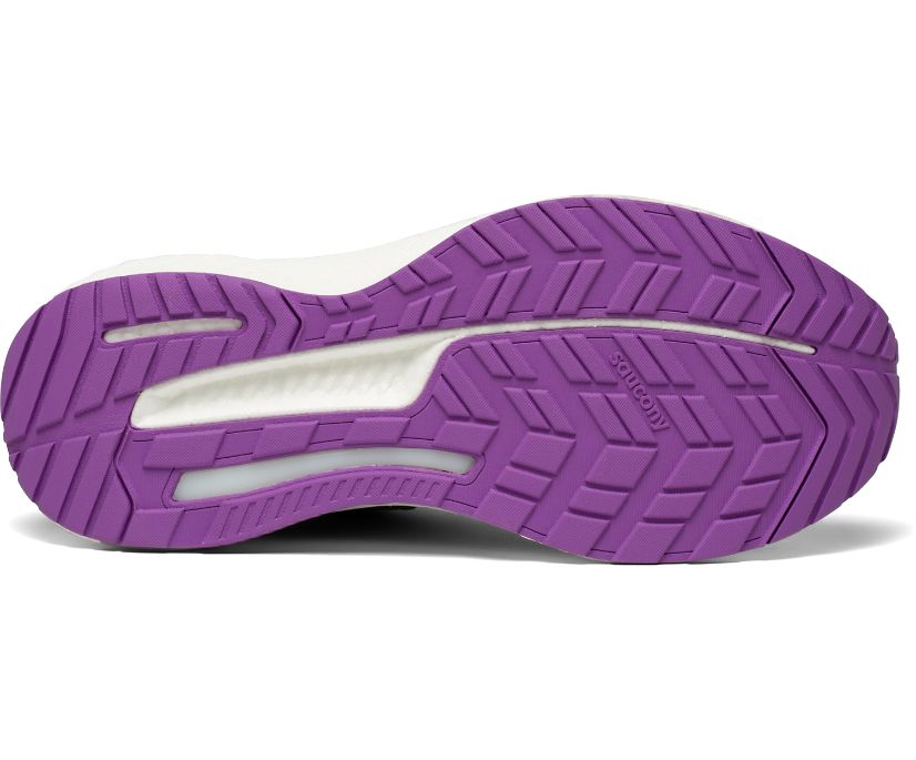 Saucony Hurricane 23 Kadın Koşu Ayakkabısı Gri Mor | WYSJV10