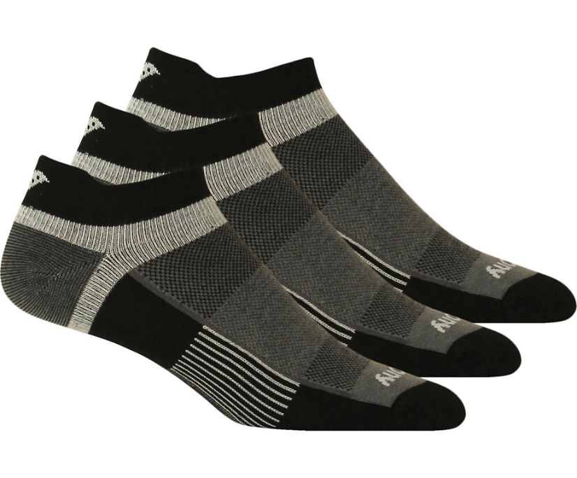 Saucony Inferno Liteweight 3-Pack Socks Kadın Çorap Siyah | 159LD10