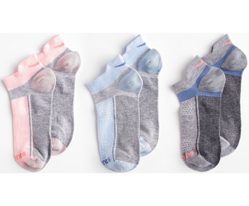 Saucony Inferno Liteweight 3-Pack Socks Kadın Çorap Pembe | Q552RBP