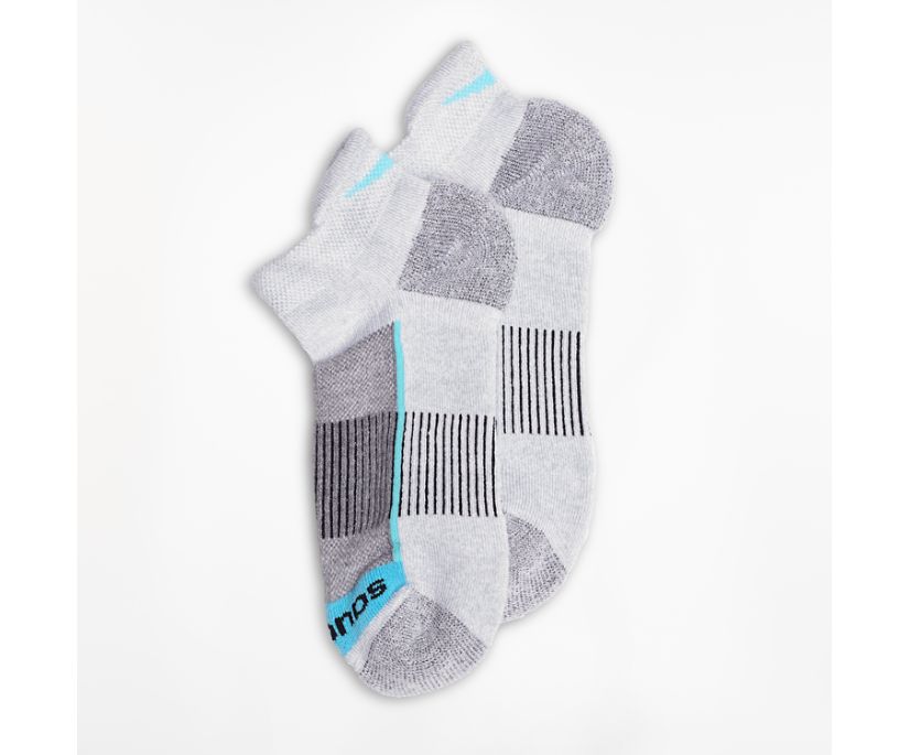 Saucony Inferno No Show Tab 3-Pack Socks Kadın Çorap Gri | LVY2A9Z