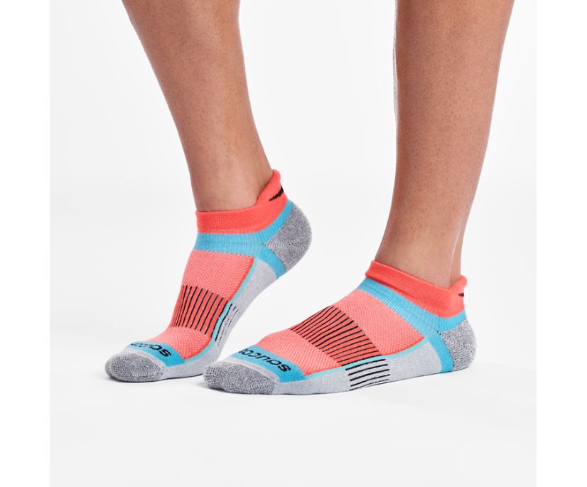 Saucony Inferno No Show Tab 3-Pack Socks Kadın Çorap Gri | LVY2A9Z