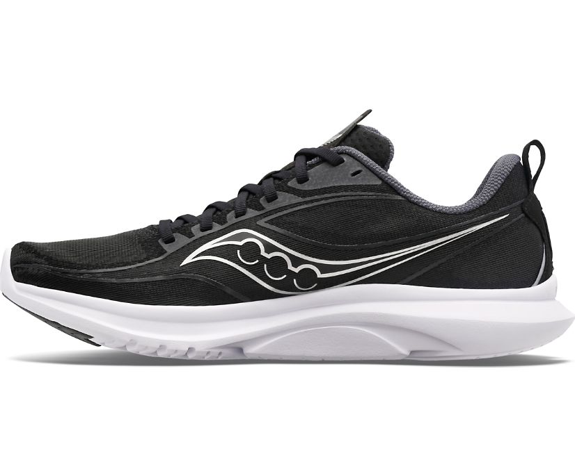 Saucony Kinvara 13 Geniş Erkek Ayakkabı Siyah Gümüş | 7EEHHC5
