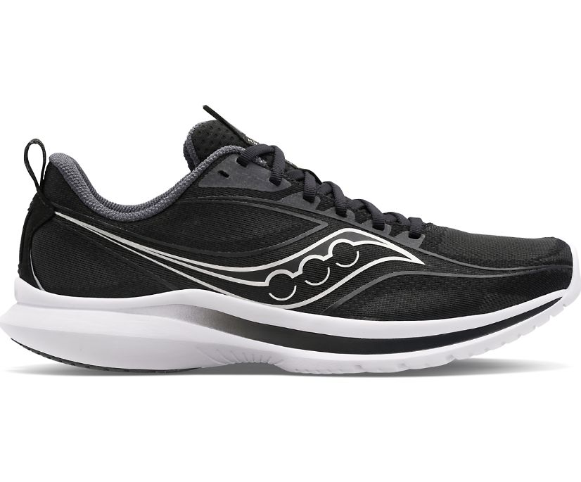 Saucony Kinvara 13 Geniş Erkek Ayakkabı Siyah Gümüş | 7EEHHC5