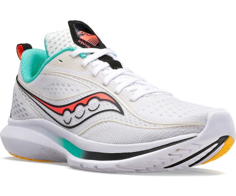Saucony Kinvara 13 Kadın Koşu Ayakkabısı Beyaz Turuncu | WFOXHWY