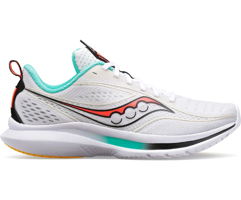 Saucony Kinvara 13 Kadın Koşu Ayakkabısı Beyaz Turuncu | WFOXHWY