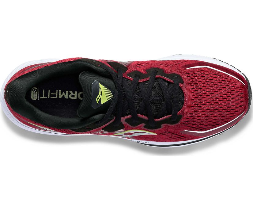 Saucony Omni 20 Erkek Koşu Ayakkabısı Kırmızı Siyah | 757CM3I