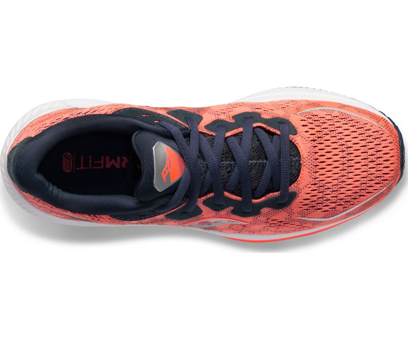 Saucony Omni 20 Kadın Koşu Ayakkabısı Mercan Siyah | CSFWSN0