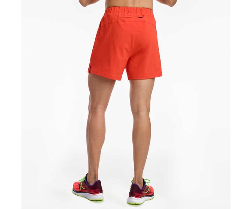 Saucony Outpace 5' Kısa Erkek Pantolon Kırmızı | 7ZSL9Y7