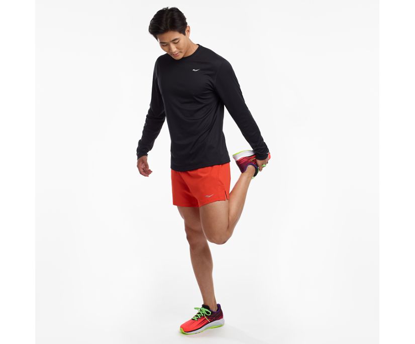 Saucony Outpace 5' Kısa Erkek Pantolon Kırmızı | 7ZSL9Y7