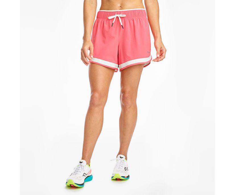 Saucony Outpace 5' Kısa Kadın Pantolon Mercan | 5JA5X7J