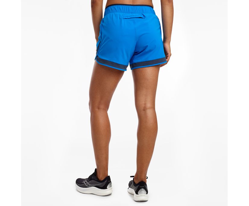 Saucony Outpace 5' Kısa Kadın Pantolon Mavi | VM676OV