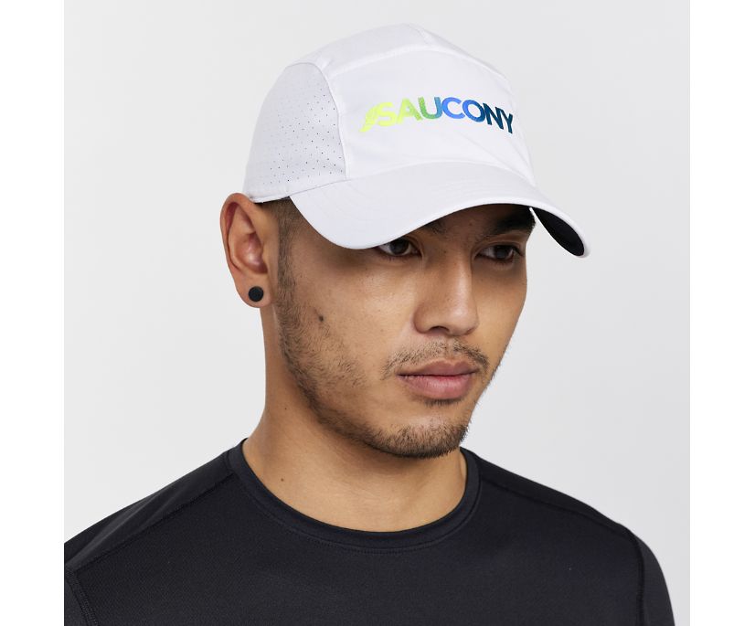 Saucony Outpace Hat Erkek Şapkalar Beyaz | EPD7U5O