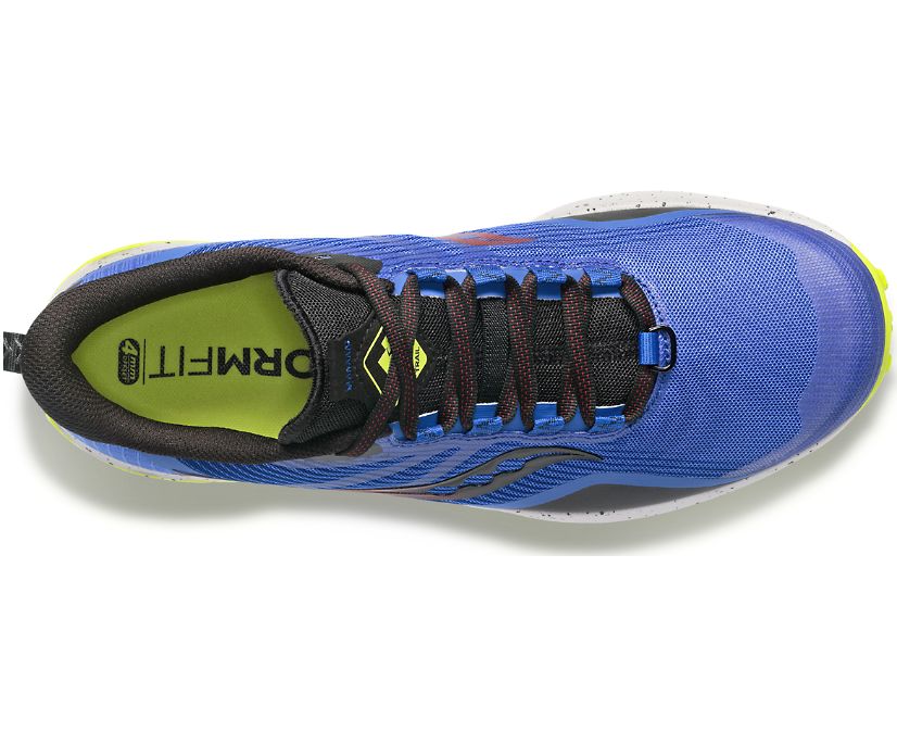 Saucony Peregrine 12 Erkek Yürüyüş Ayakkabısı Mavi Sarı | TAN9HTV