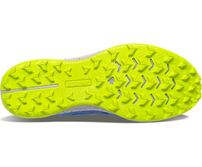 Saucony Peregrine 12 Erkek Yürüyüş Ayakkabısı Mavi Sarı | TAN9HTV