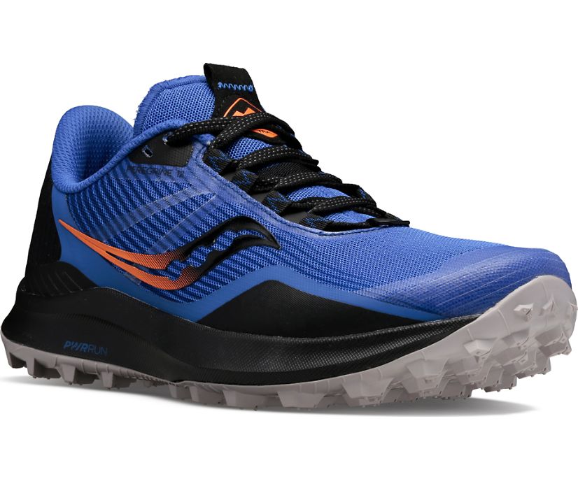 Saucony Peregrine 12 Kadın Koşu Ayakkabısı Mavi Turuncu | 82KCUDE