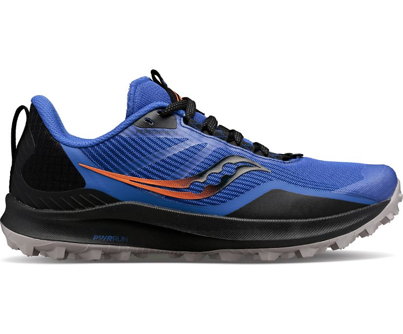 Saucony Peregrine 12 Kadın Koşu Ayakkabısı Mavi Turuncu | 82KCUDE