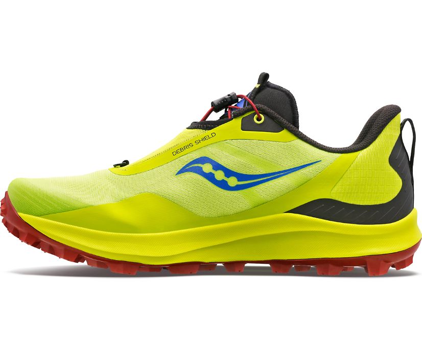 Saucony Peregrine 12 ST Erkek Yürüyüş Ayakkabısı Açık Yeşil Kırmızı | 19MW1I8