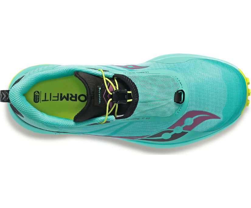 Saucony Peregrine 12 ST Kadın Yürüyüş Ayakkabısı Nane Mor | RXGW9D3