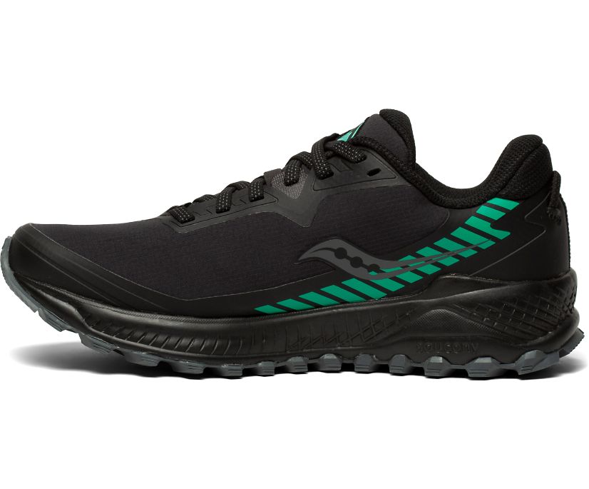 Saucony Peregrine ICE+ Kadın Yürüyüş Ayakkabısı Siyah Yeşil | P8MDI9H