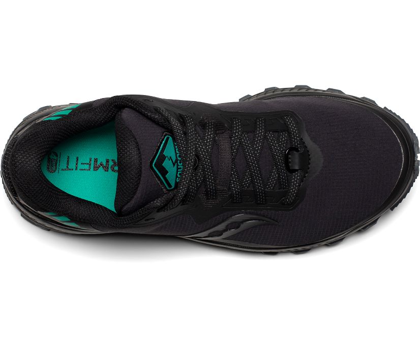 Saucony Peregrine ICE+ Kadın Yürüyüş Ayakkabısı Siyah Yeşil | P8MDI9H